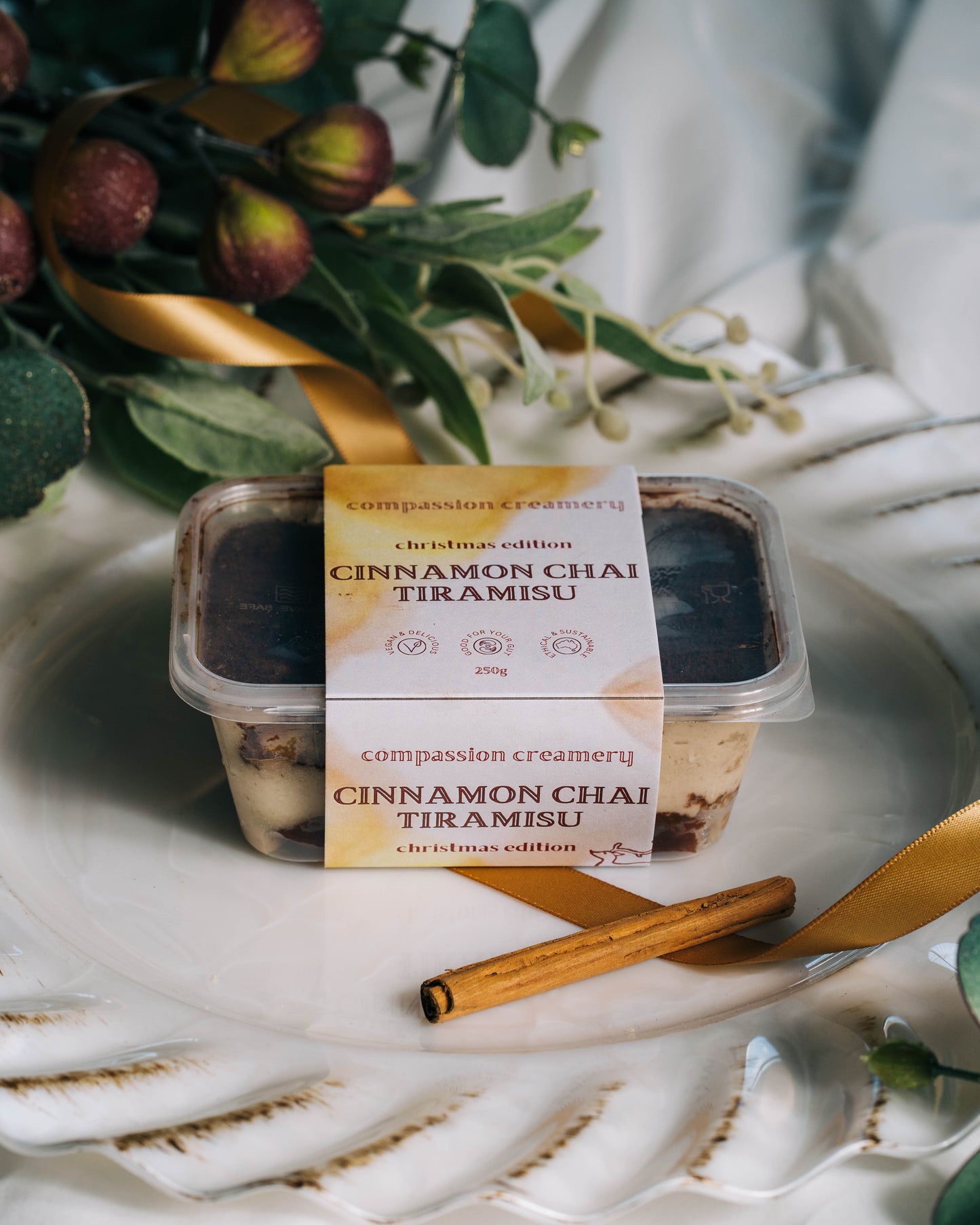 Deluxe Floral Wreath & Tiramisu Bundle