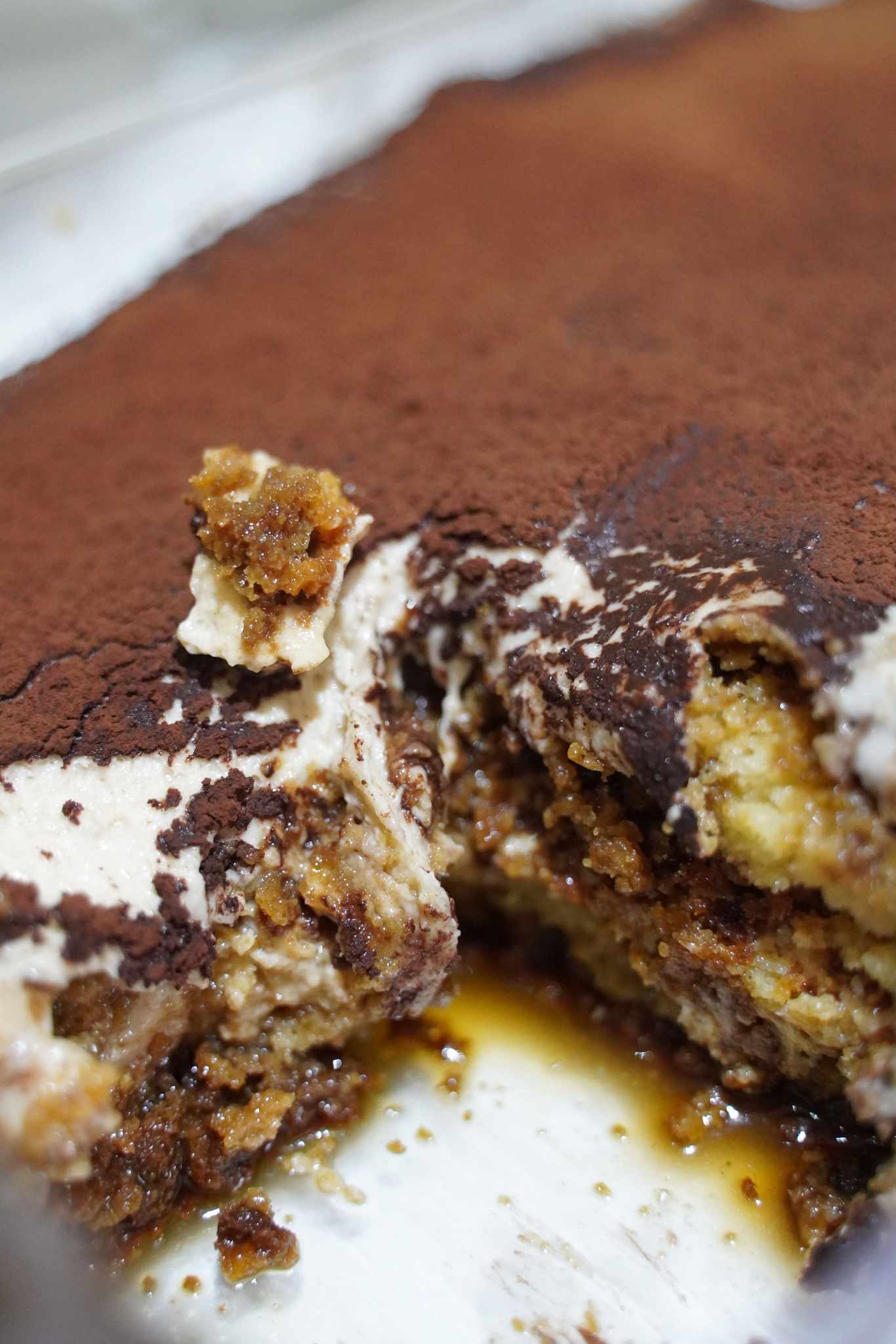 Golden Tiramisu Tray
