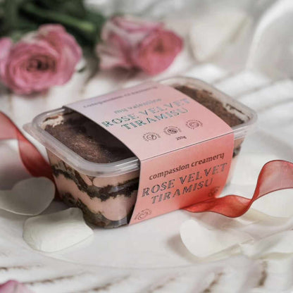 Limited Edition - Valentine's Rose Velvet Tiramisu