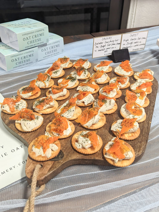 Smoked Lox, Oat Creme Cheese & Dill